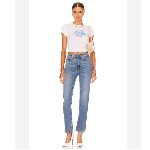 REDONE Laguna Blue Extra Stretch 70’s Straight Jeans